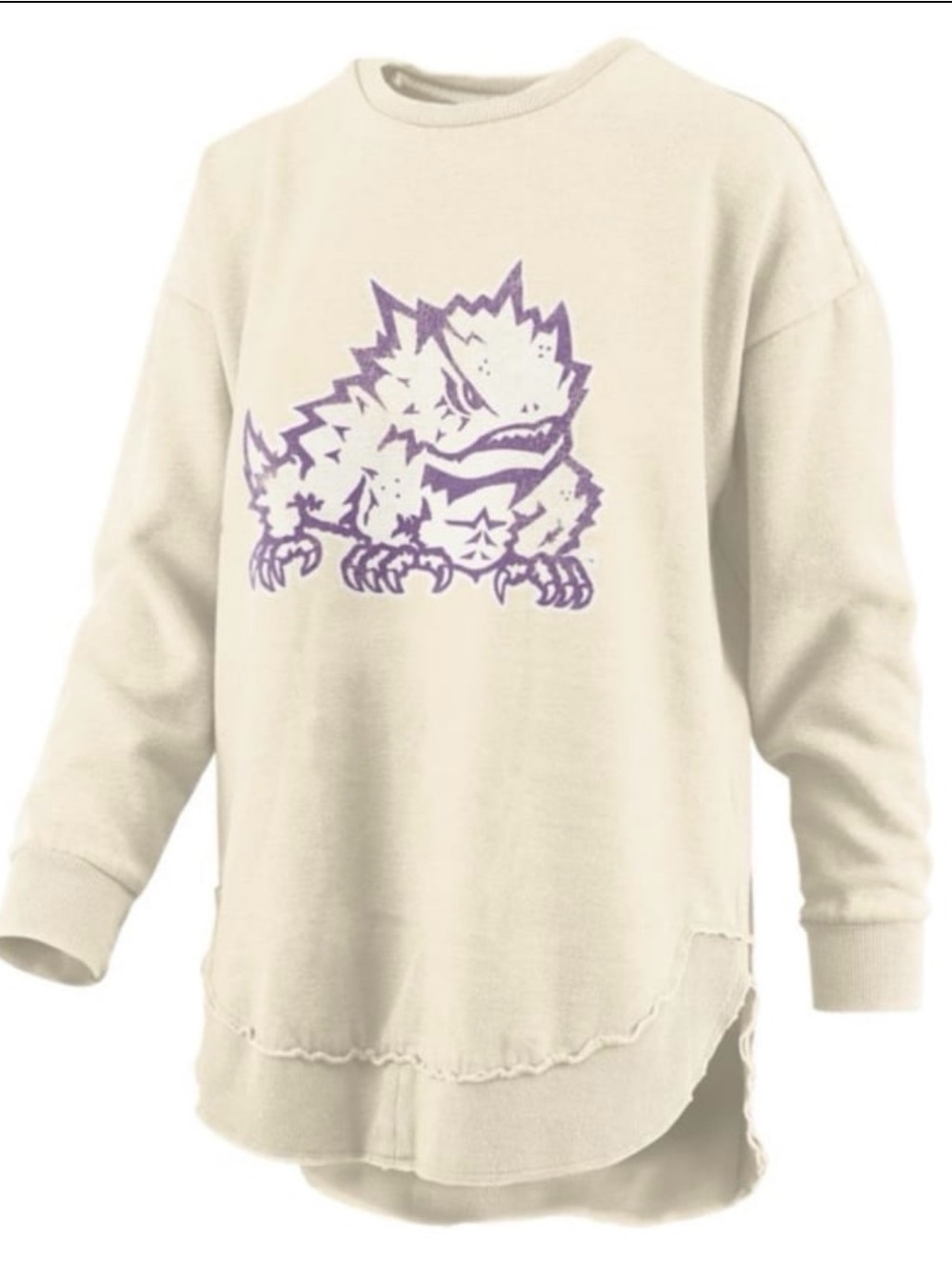 TCU Pressbox fleece sweatshirt